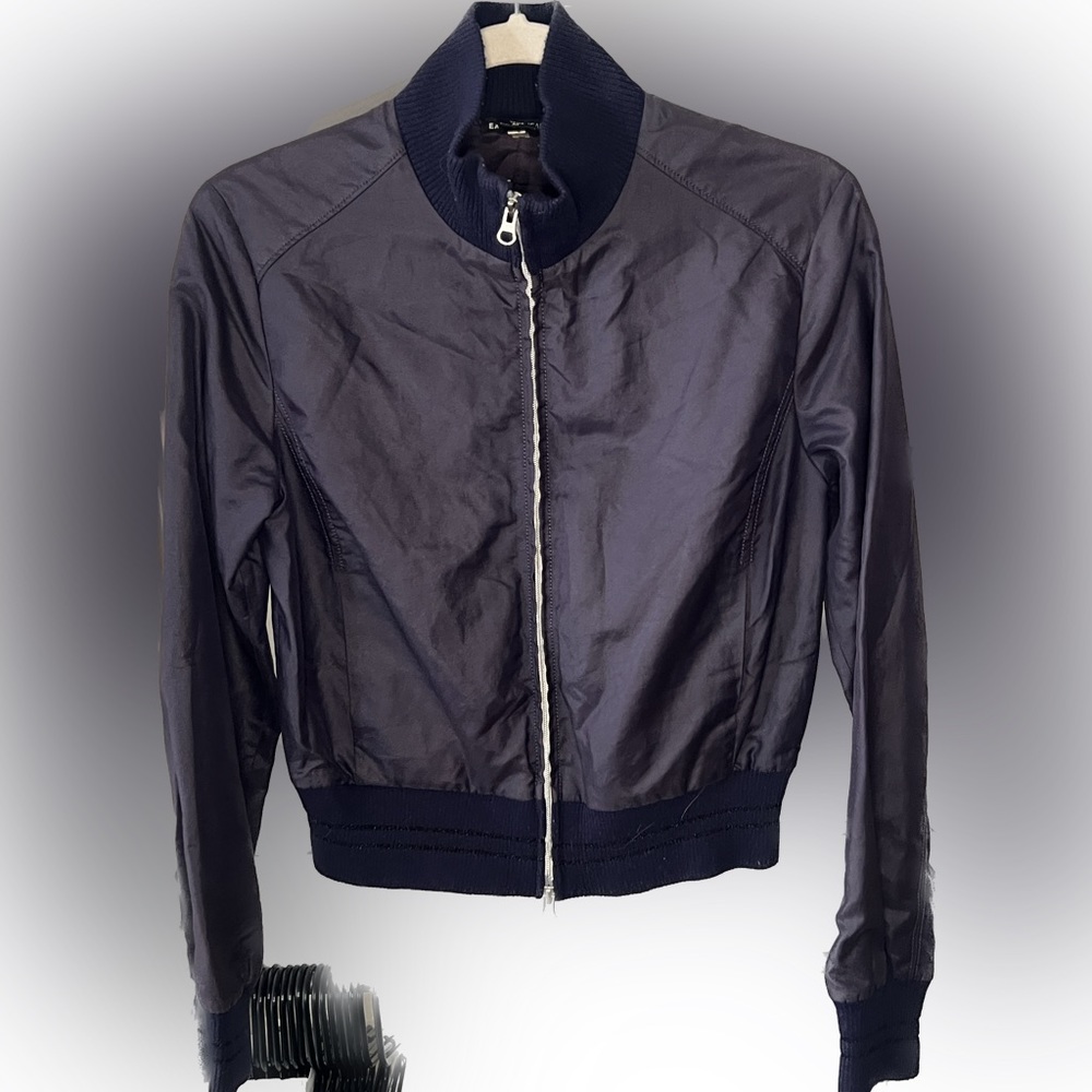 Express Purple Bomber Jacket Size Medium